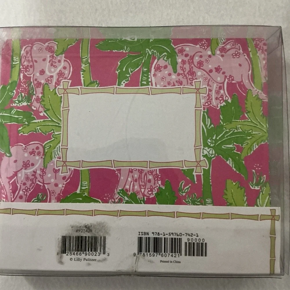 Vintage Lilly Pulitzer TABOO Pink Elephant Invitations Party Animals Rare (13)
